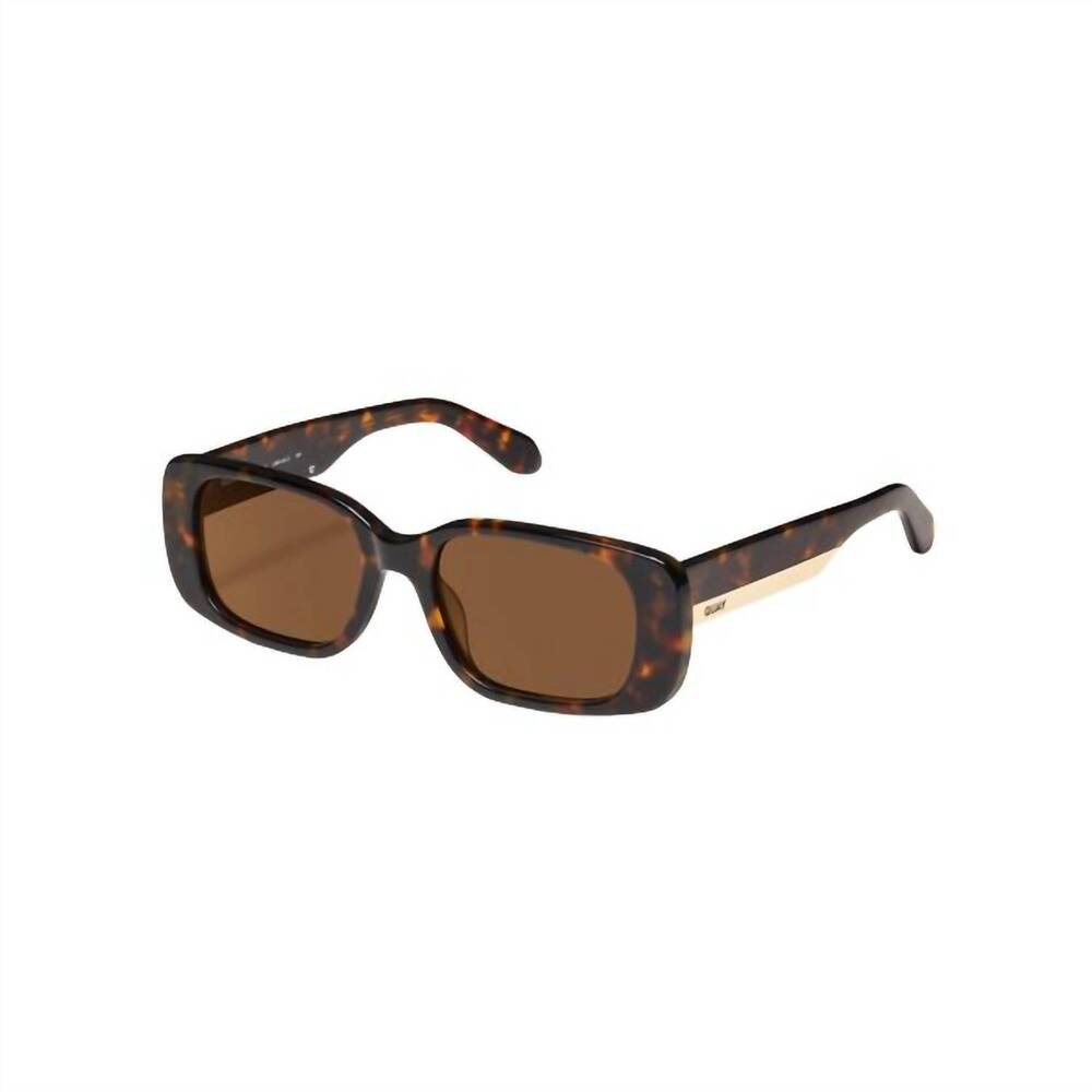 NEW QUAY women's karma sunglasses in tortoise/ brown non polarised